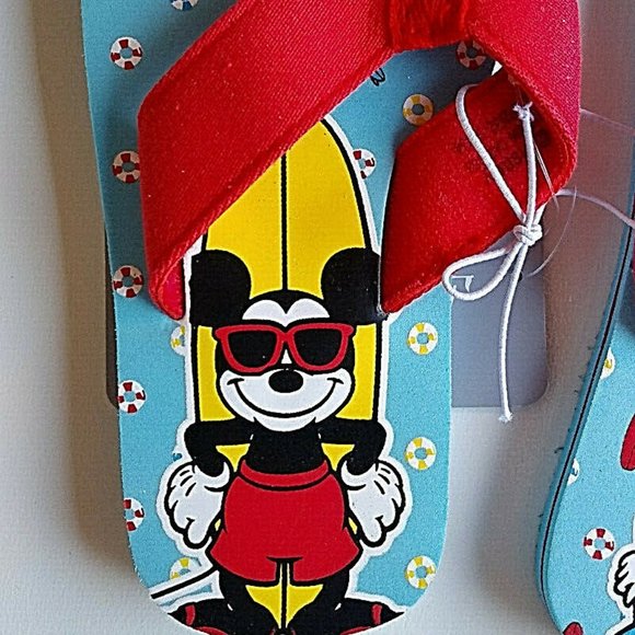 Disney Mickey Flip Flops - Picture 2 of 5
